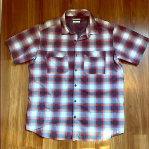 COLUMBIA 🐠Fishing🐟 Shirt LARGE Omni-Shade Lined